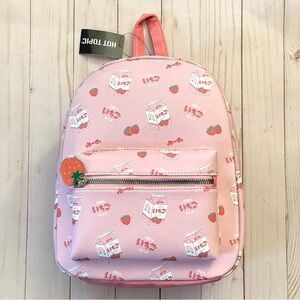 Strawberry Milk Mini Backpack